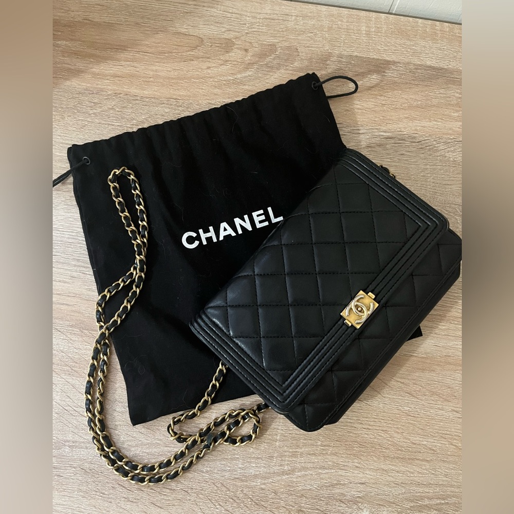 Chanel Boy Wallet on Chain